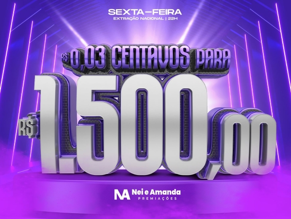 SEXTOOU - $0,03 CENTAVOS PARA $1.500,00